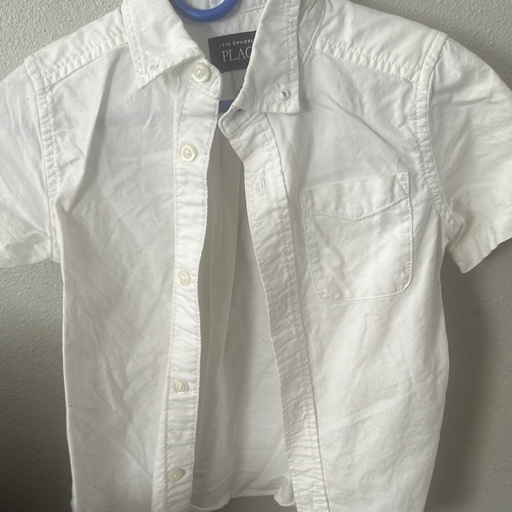 The Children's Place White Kids Shirt